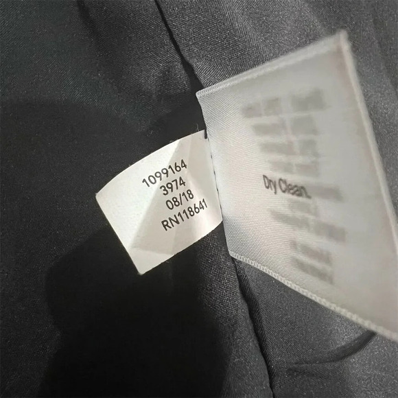 Lane Bryant Women's Size 18 Black Floral Blazer One-Button Mid-Length - Picture 12 of 13